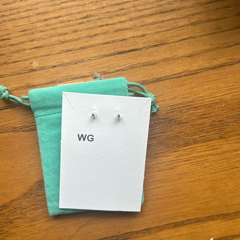Brilliant Earth lab grown diamond earrings